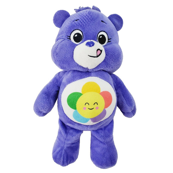 Care Bear Harmony Bear Plush Girl's Purple 10" Small Stuffed Animal Toy Collect - Picture 1 of 9